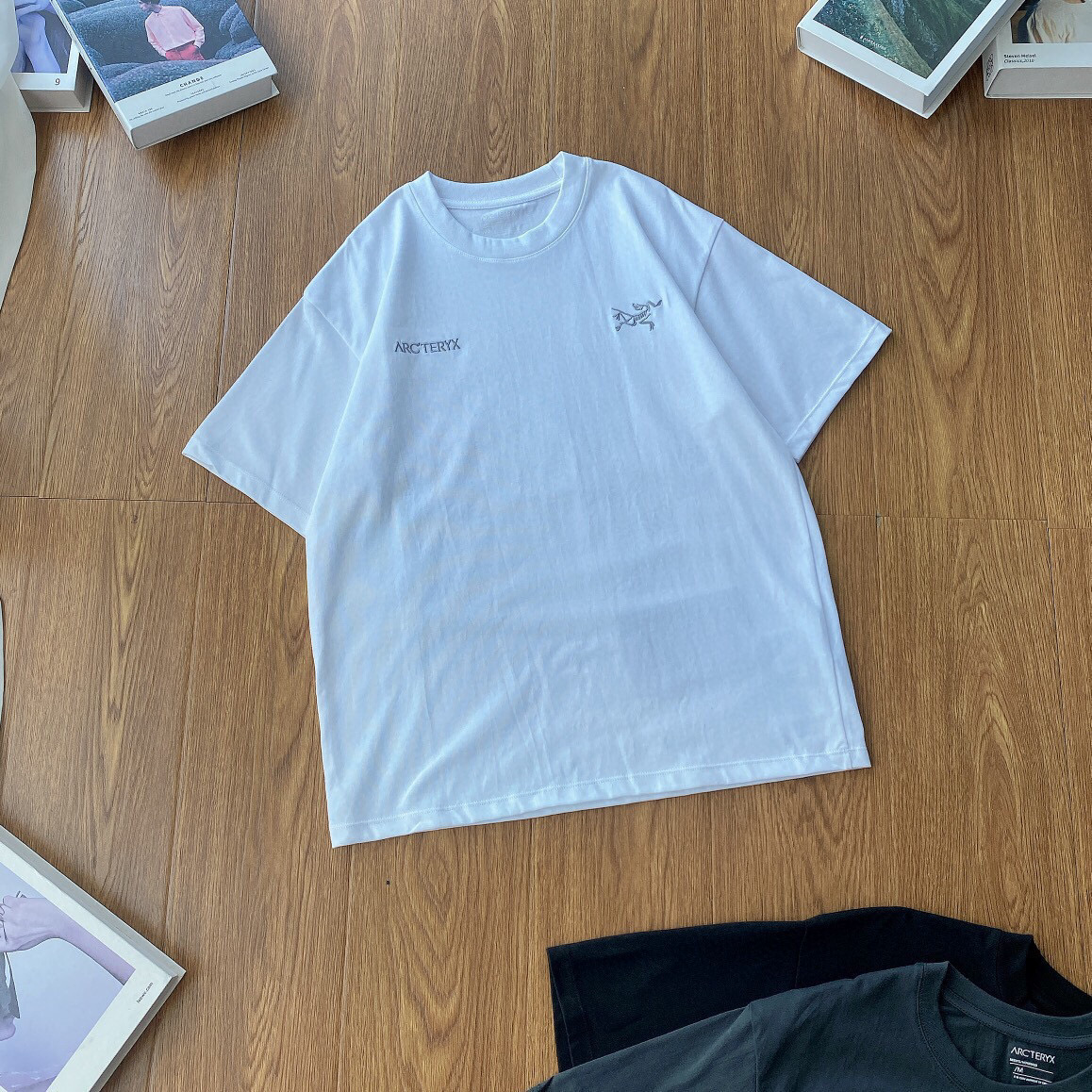 Arc'teryx Camiseta de Manga Corta con Logo Bordado Clásico - Algodón Premium 5 i1747789903205 2488 0 3