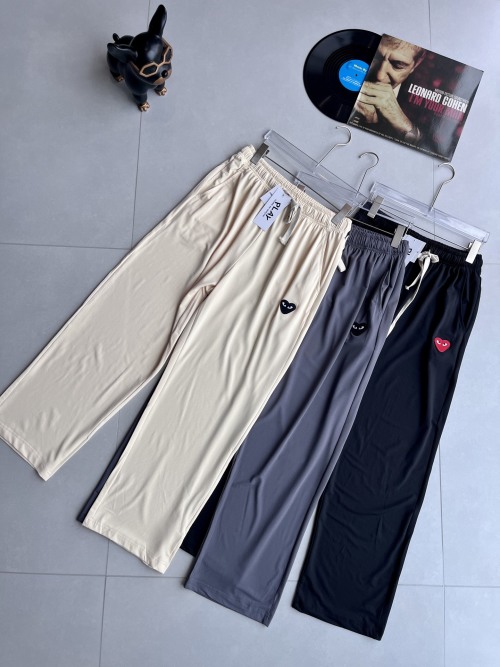 Play Comme des Garçons Heart Logo Lounge Pants - Lightweight & Stylish 1 Play Comme des Garçons Heart Logo Lounge Pants – Lightweight & Stylish