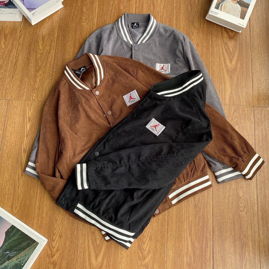 Chaqueta Bomber Clásica Air Jordan de Pana con Logo, Varios Colores 6 i1751942805723 9872 0 4