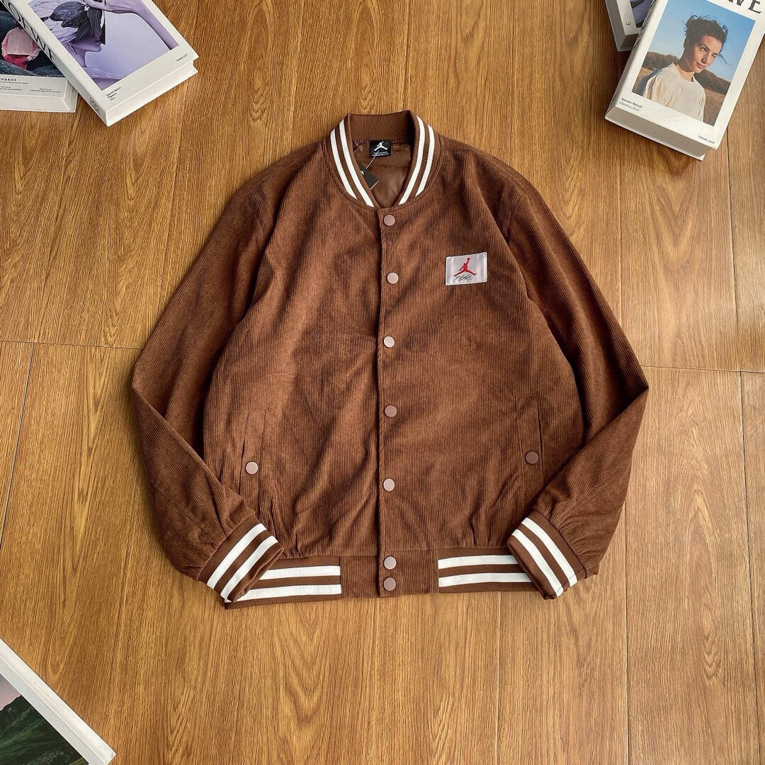 Chaqueta Bomber Clásica Air Jordan de Pana con Logo, Varios Colores 5 i1751942805724 777 0 3
