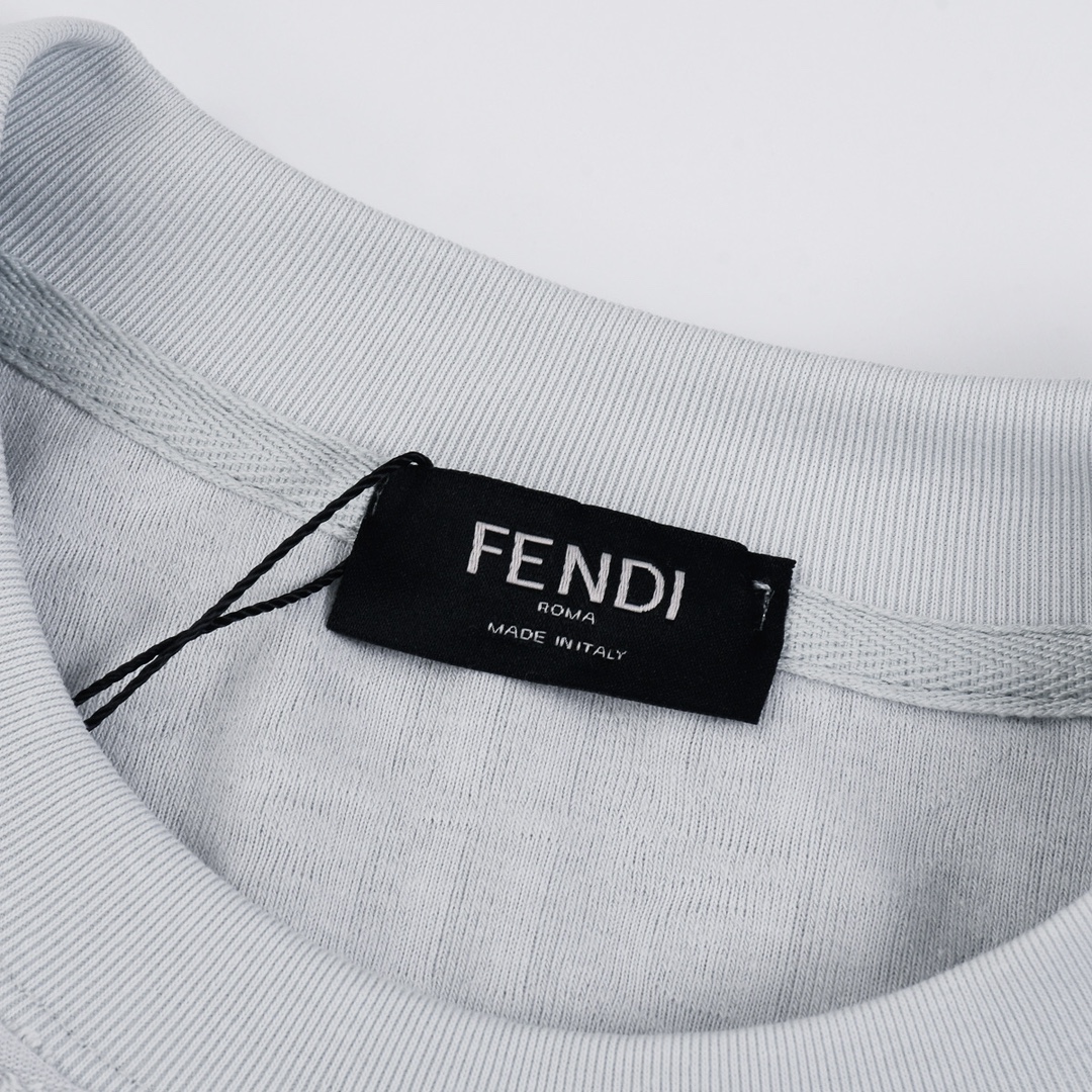 Fendi/芬迪 24ss 满印FF提花毛巾短袖