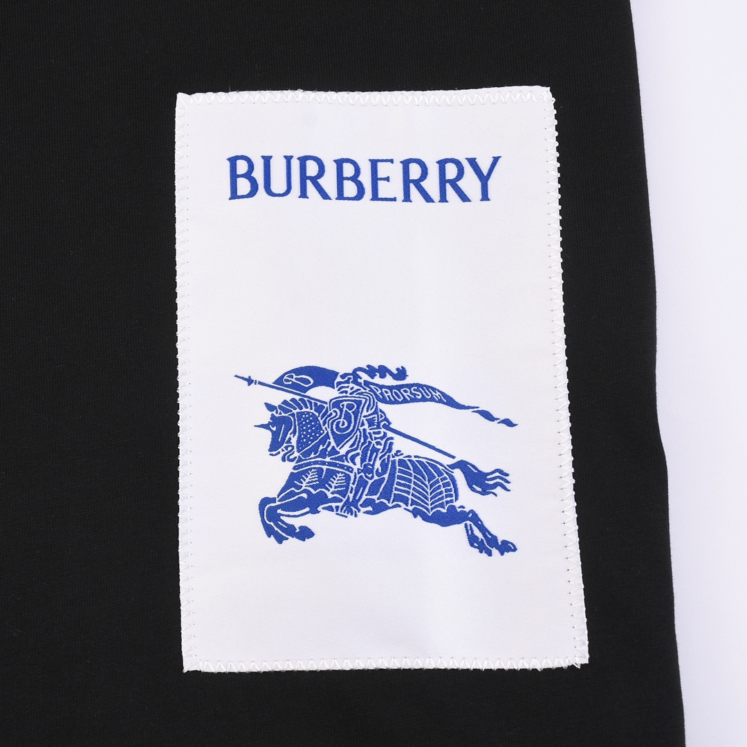 Burberry巴宝莉2024早春战马短袖T恤