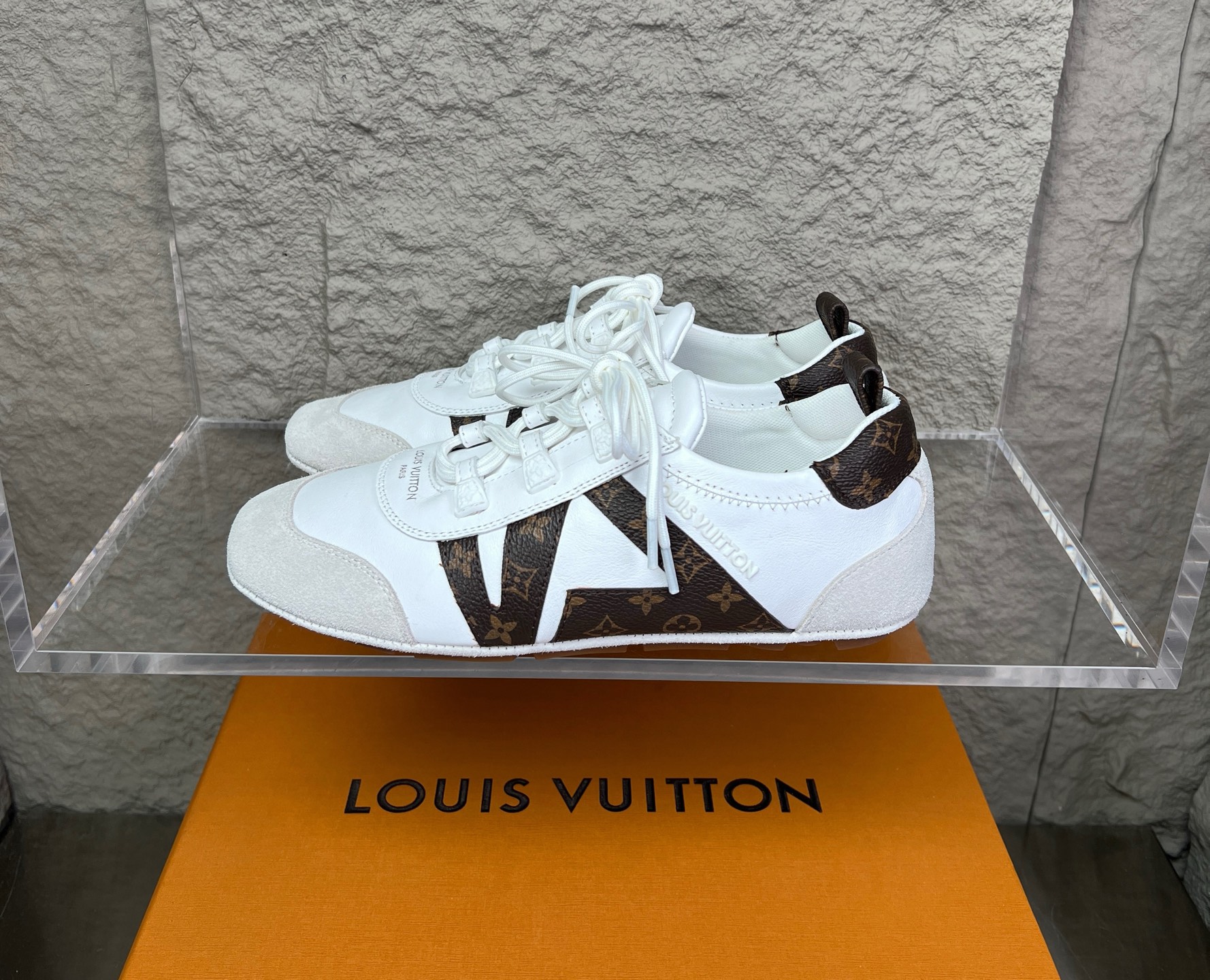 Louis Vuitton Women's Sneakerina Trainer Shoes - Round Toe, Low Top 2 i1747329190825 7460 0 0