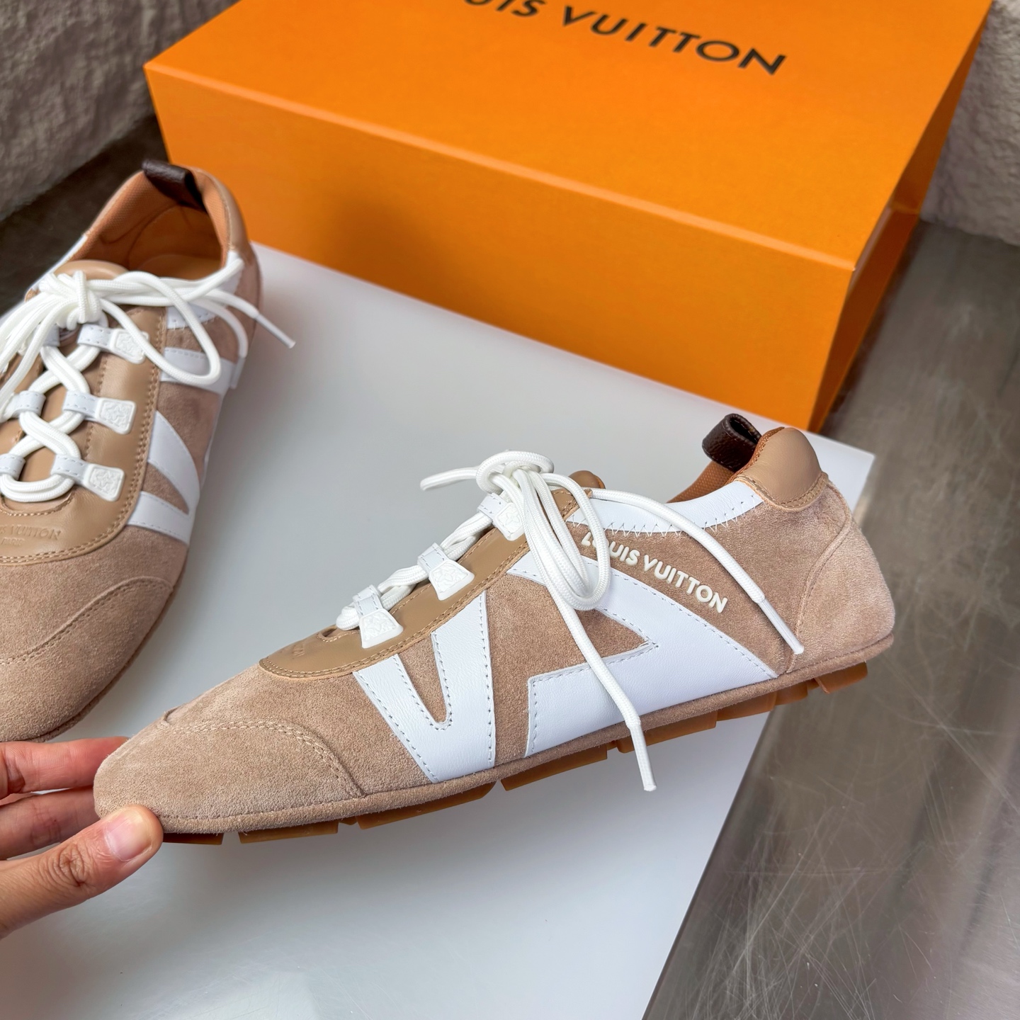 Louis Vuitton Women's Sneakerina Trainer: Lambskin Leather, Ballet-Style Sneakers 5 i1747329297155 542 0 3