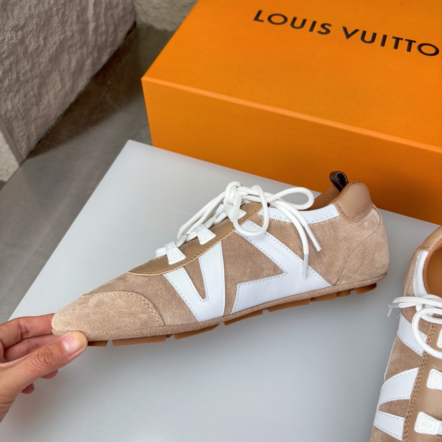 Louis Vuitton Women's Sneakerina Trainer: Lambskin Leather, Ballet-Style Sneakers 6 i1747329298290 3371 0 4