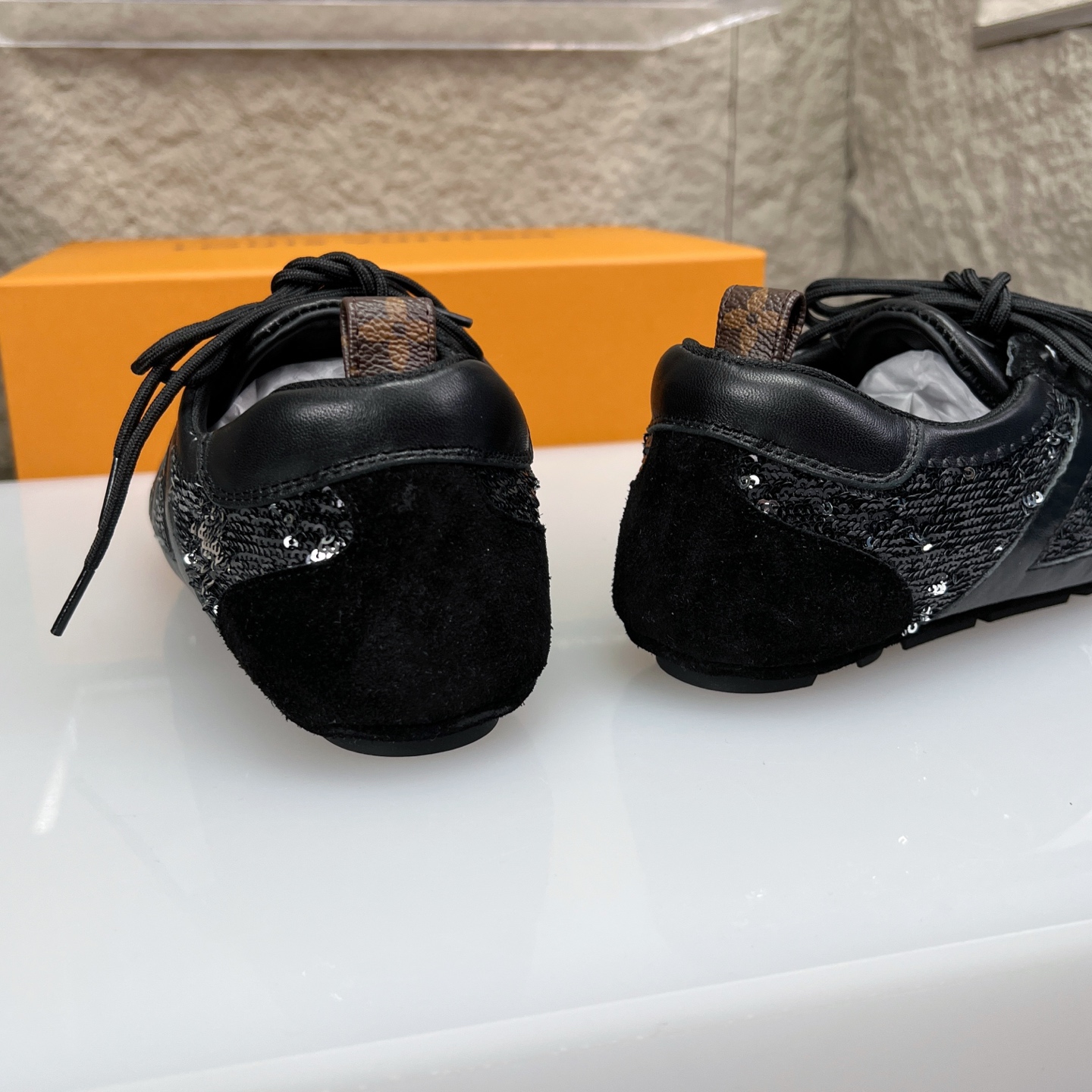 Louis Vuitton Women Sneakerina Trainers, Lambskin, Ballet Style, Low-top 9 i1747409820462 2571 0 7