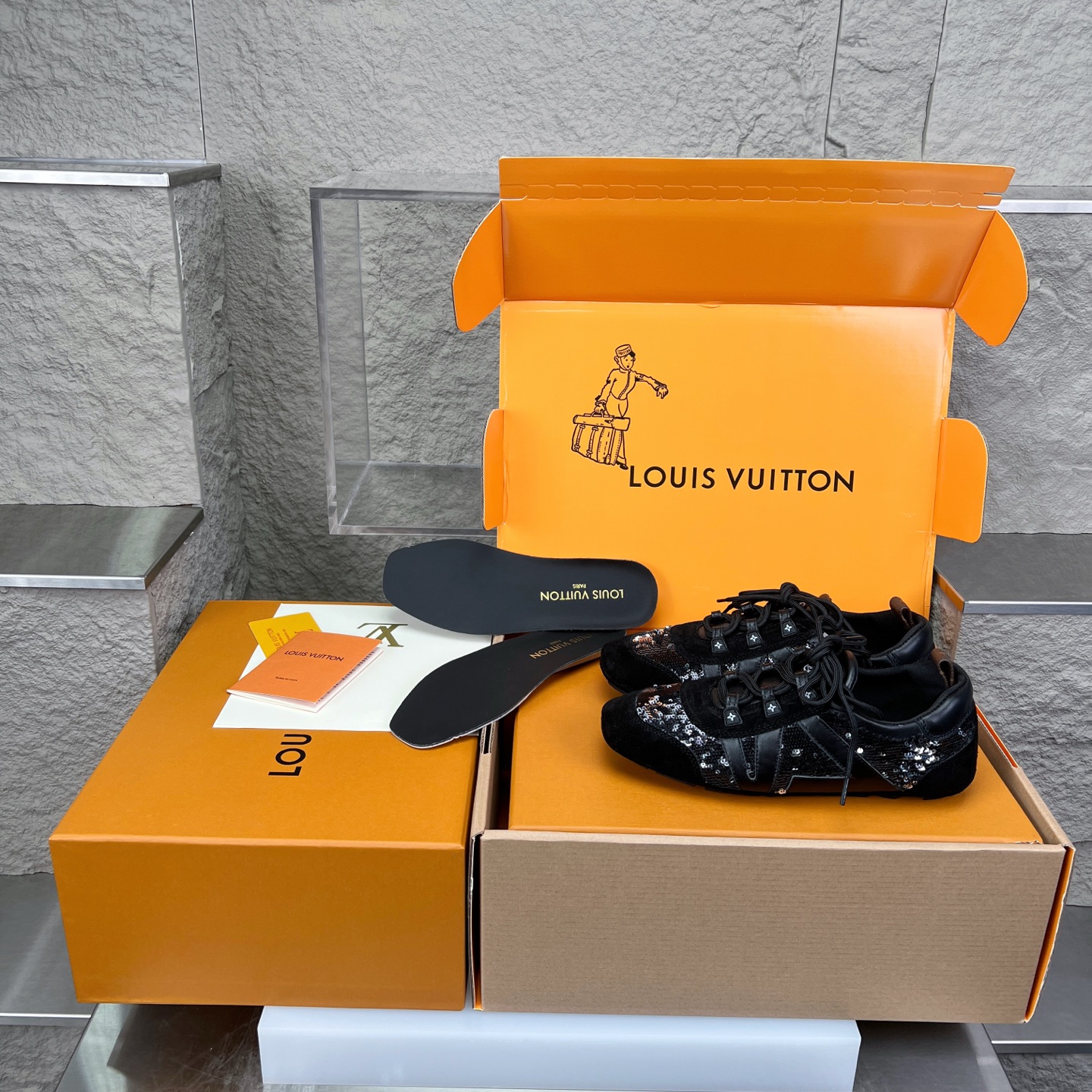 Louis Vuitton Women Sneakerina Trainers, Lambskin, Ballet Style, Low-top 3 i1747409822449 5219 0 1