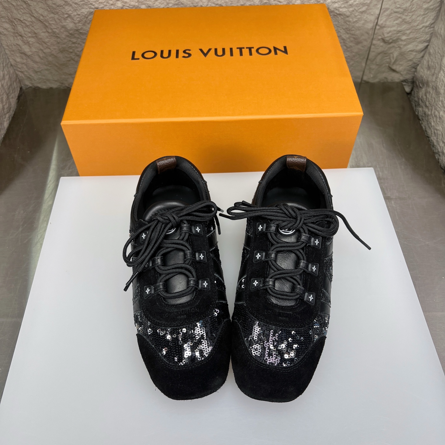 Louis Vuitton Women Sneakerina Trainers, Lambskin, Ballet Style, Low-top 4 i1747409823297 9032 0 2