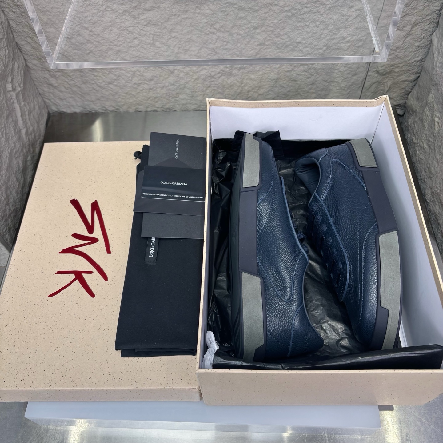 Dolce&Gabbana Leather Sneakers Casual Shoes, Luxury Designer Footwear 3 i1751709180083 116 0 1