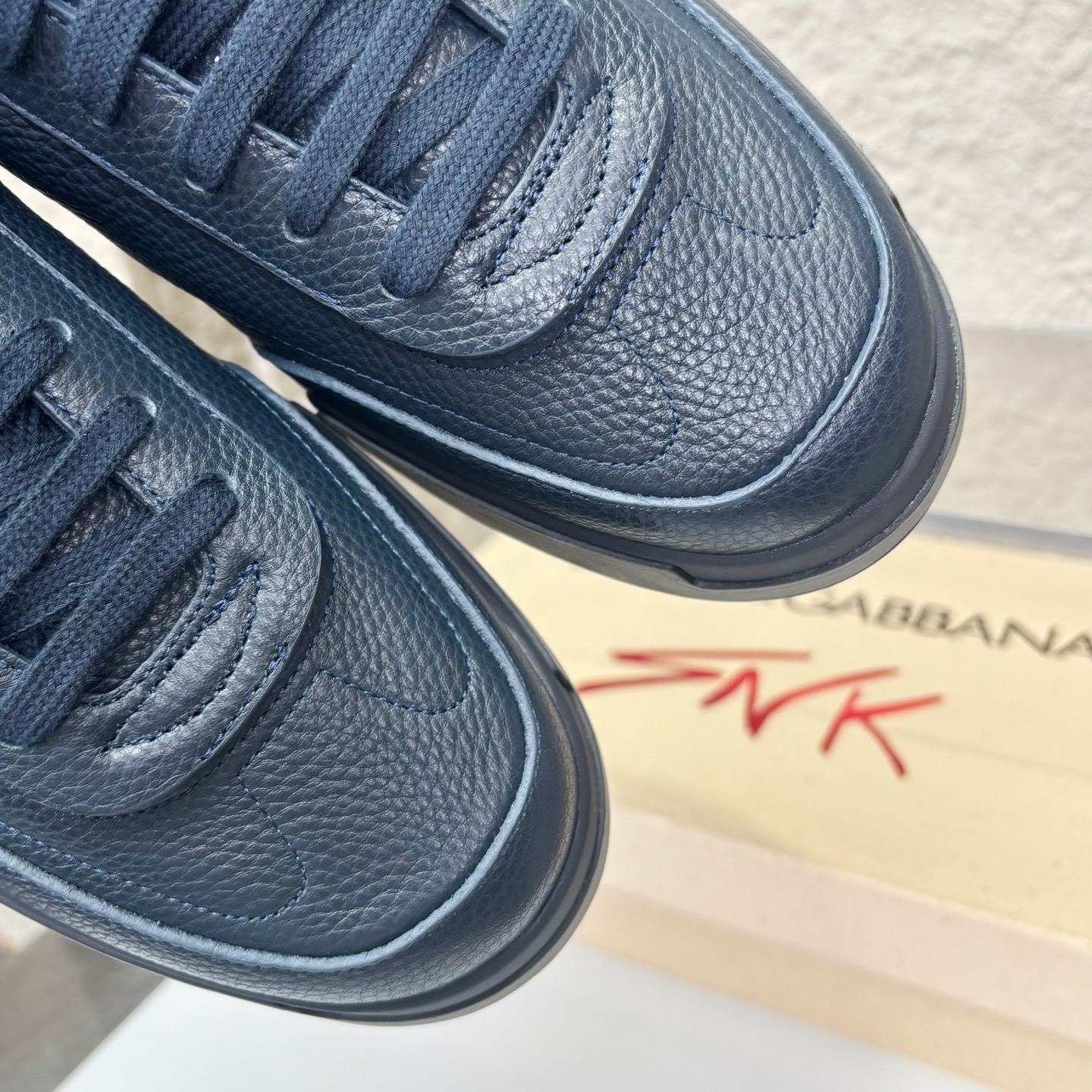 Dolce&Gabbana Leather Sneakers Casual Shoes, Luxury Designer Footwear 7 i1751709181608 9098 0 5