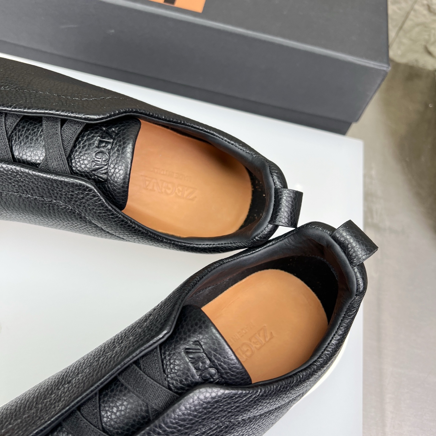 Zegna Triple Stitch Leather Sneakers - Luxurious Slip-On Style for Men 8 i1752163584516 5405 0 6