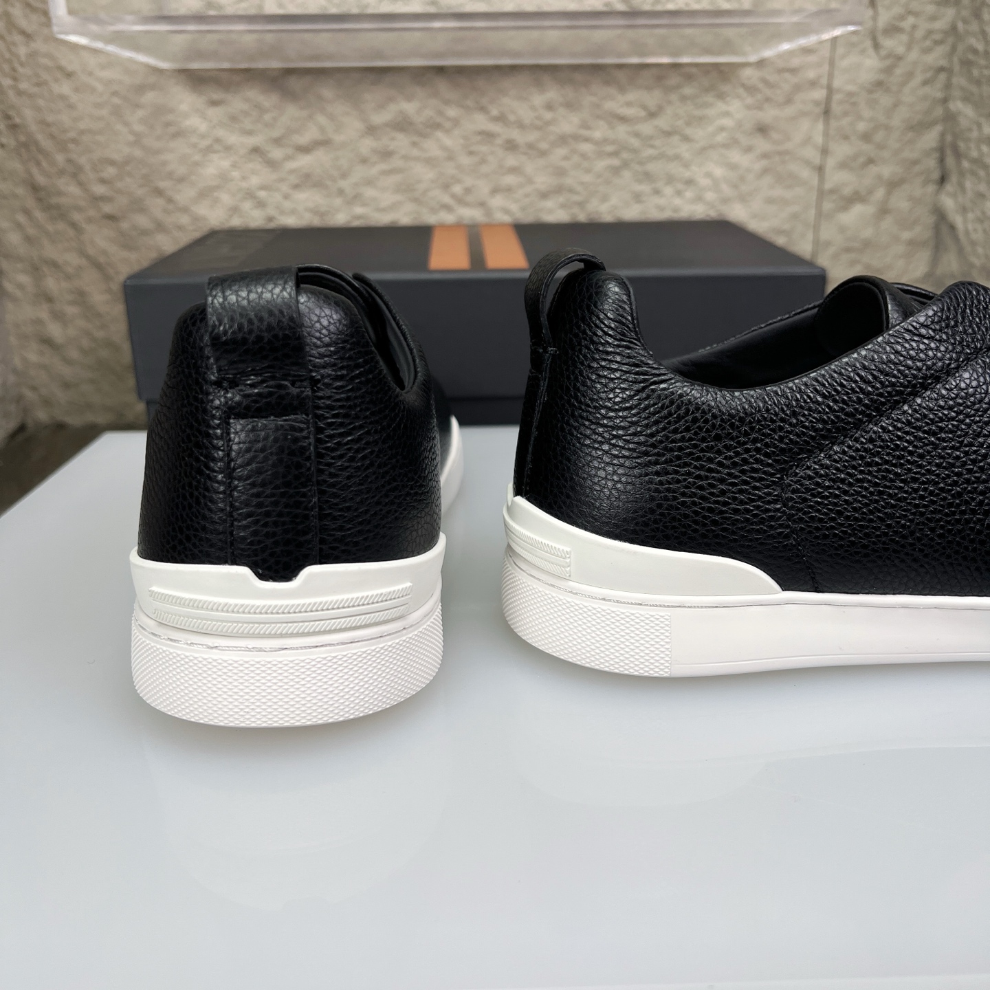 Zegna Triple Stitch Leather Sneakers - Luxurious Slip-On Style for Men 9 i1752163584541 9468 0 7