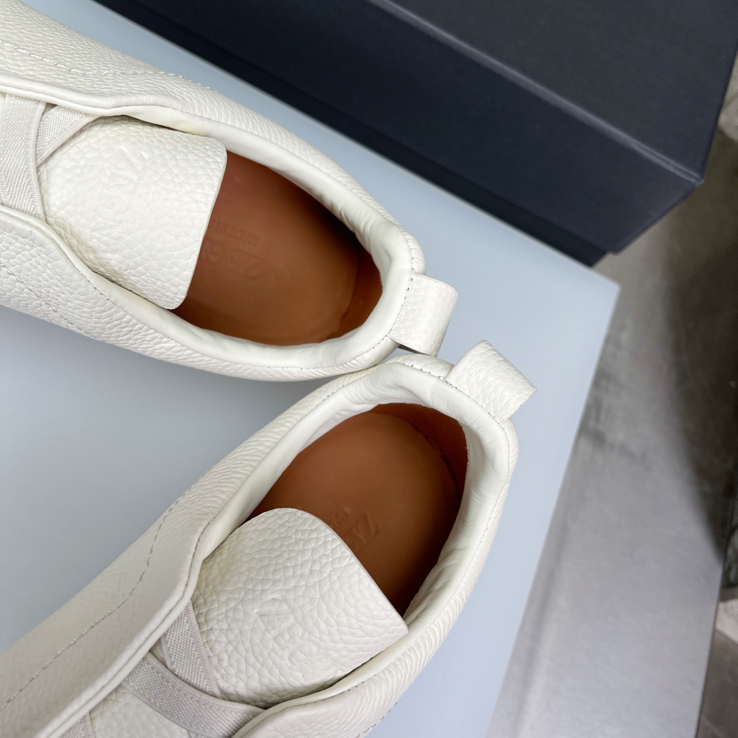 Zegna Triple Stitch Leather Sneakers - Slip-On Luxury Casual Shoes 7 i1752163731242 7293 0 5