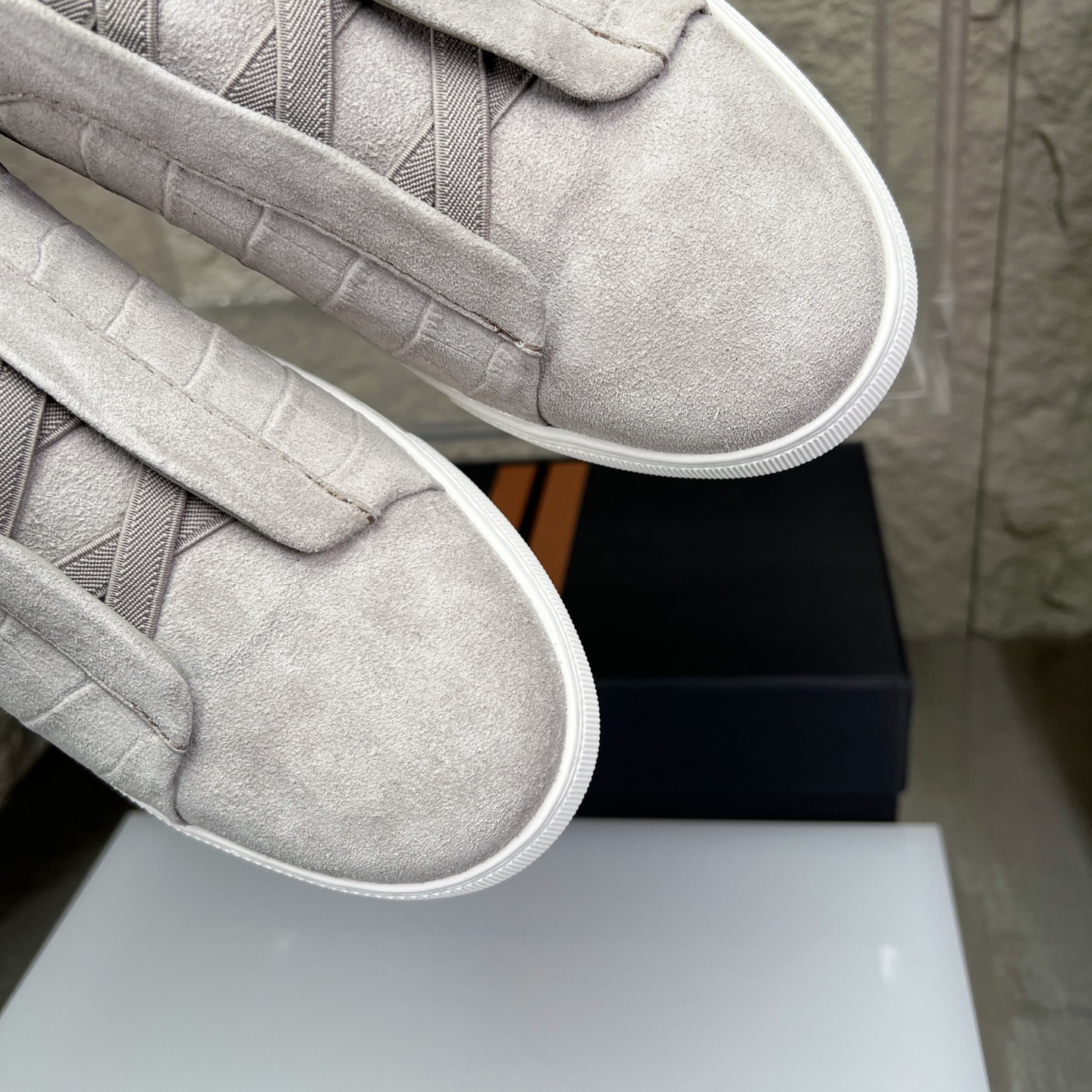 Zegna Triple Stitch Slip-On Sneaker - New Color, Premium Leather, Comfortable Fit 6 i1752164402589 6442 0 5