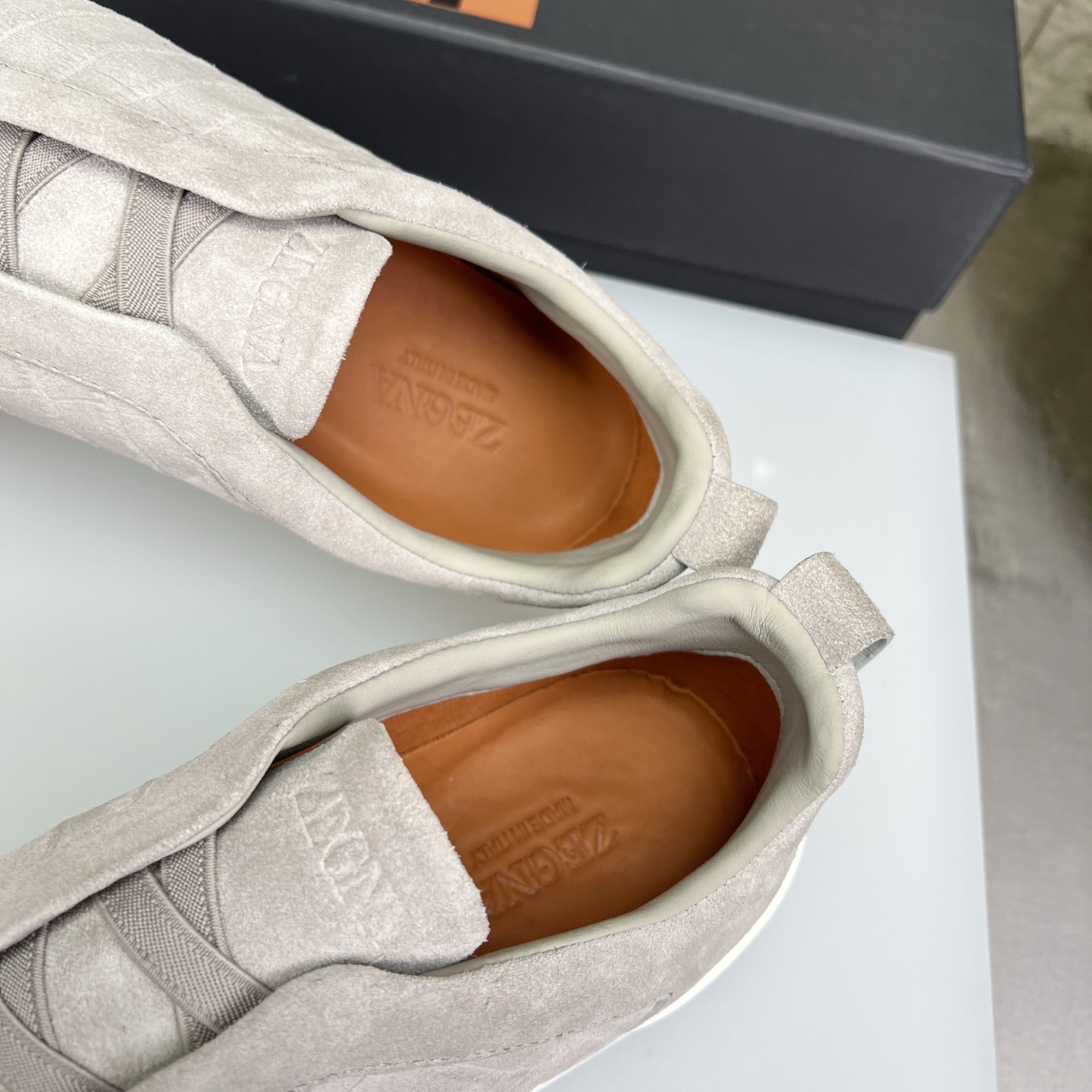 Zegna Triple Stitch Slip-On Sneaker - New Color, Premium Leather, Comfortable Fit 7 i1752164403465 6376 0 6
