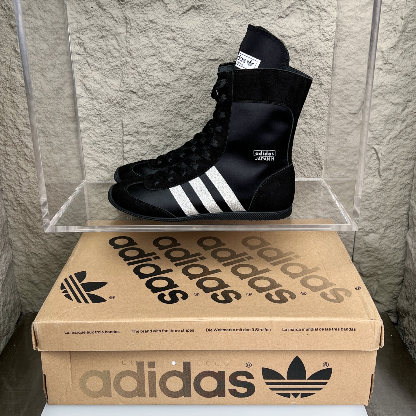 Adidas Originals Japan H Women's High-Top Training Shoes - Black/White 1 i1752164682085 7062 0 0