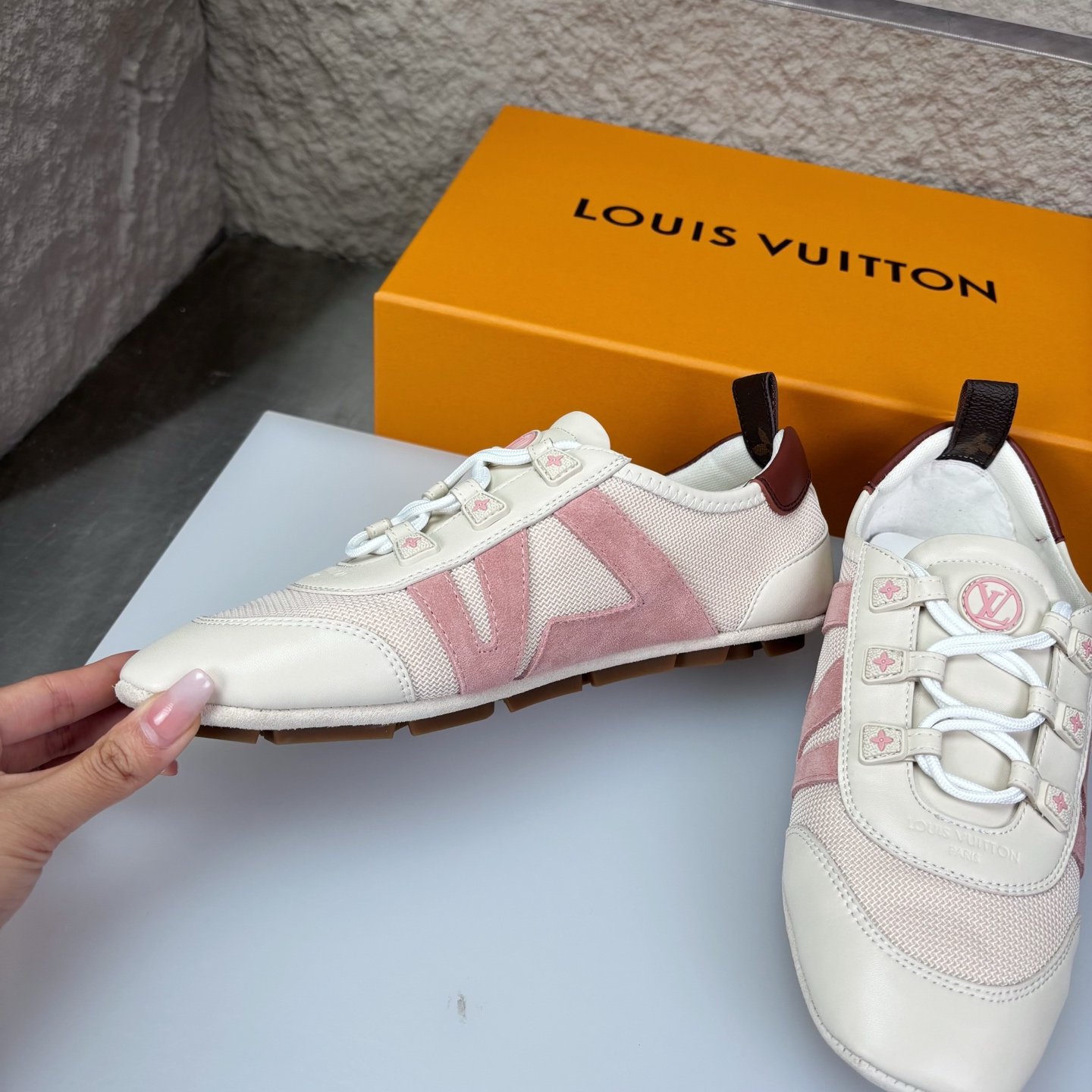 Louis Vuitton Women's Sneakerina Leather Ballet-Style Low-Top Sneakers 5 i1752165844239 3778 0 4