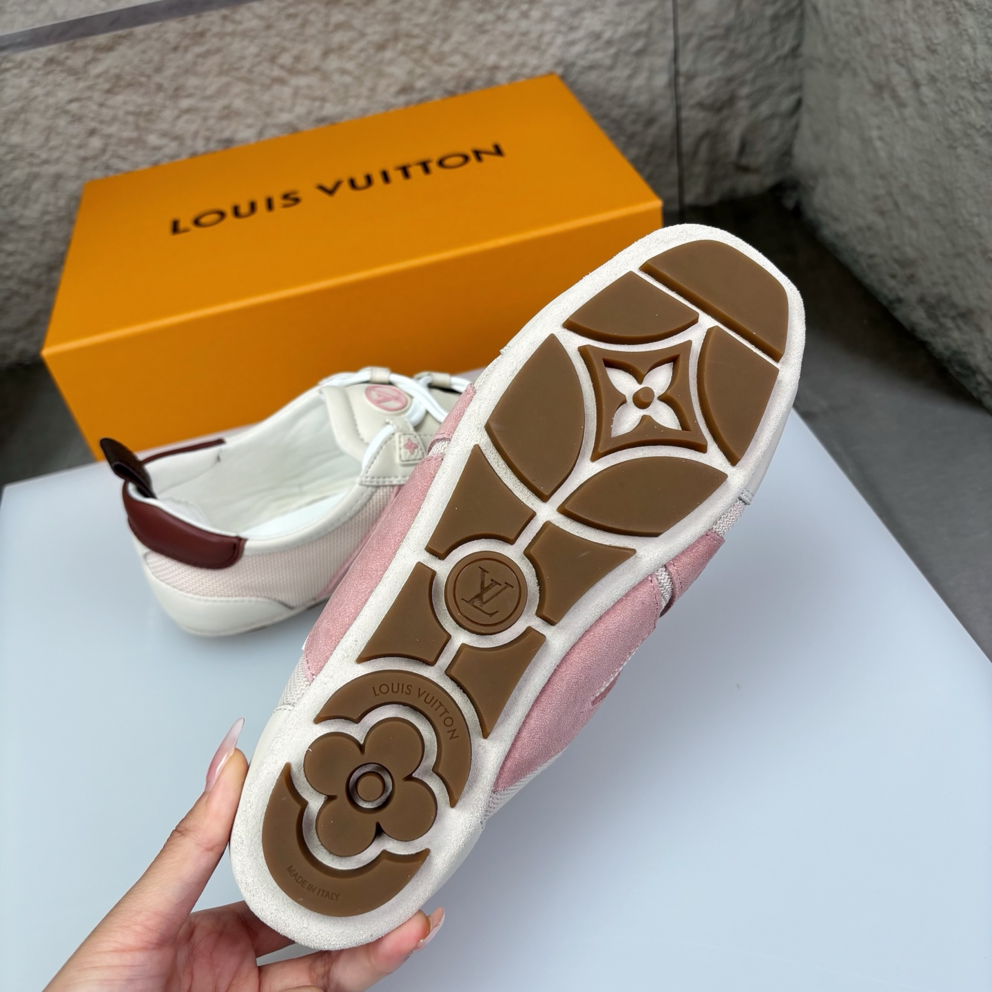 Louis Vuitton Women's Sneakerina Leather Ballet-Style Low-Top Sneakers 9 i1752165845362 3304 0 8