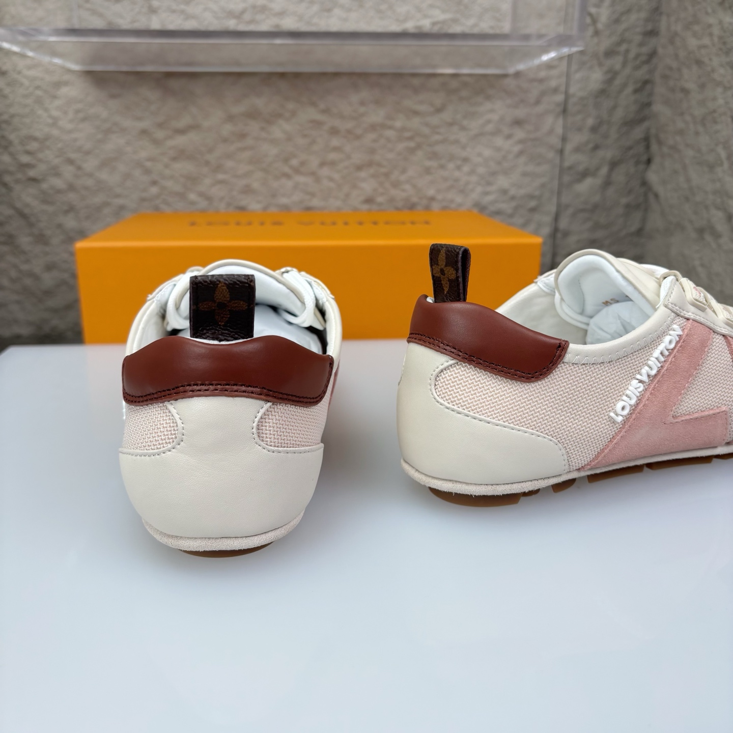 Louis Vuitton Women's Sneakerina Leather Ballet-Style Low-Top Sneakers 8 i1752165848240 5266 0 7