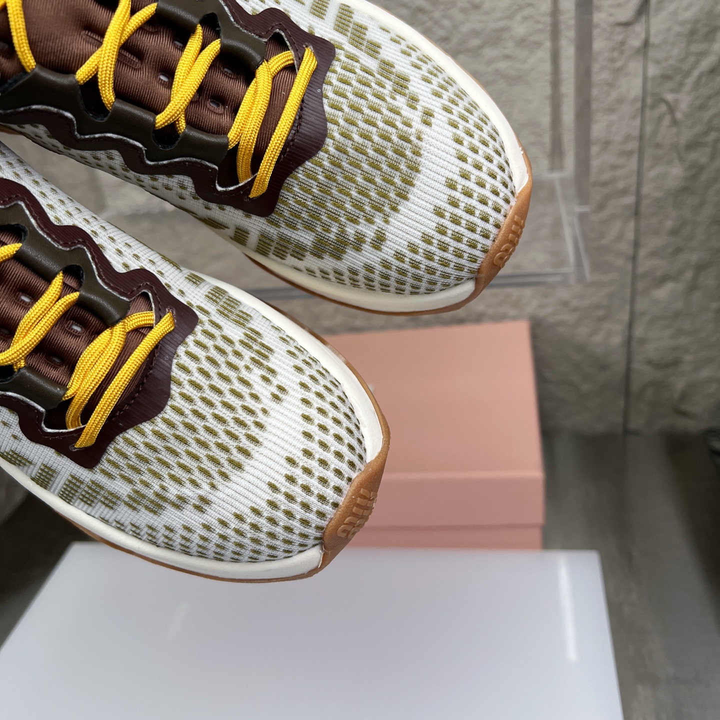Miu Miu Knit Mesh Chunky Sole Sneakers - Lightweight & Comfortable 6 i1752422287162 4448 0 5