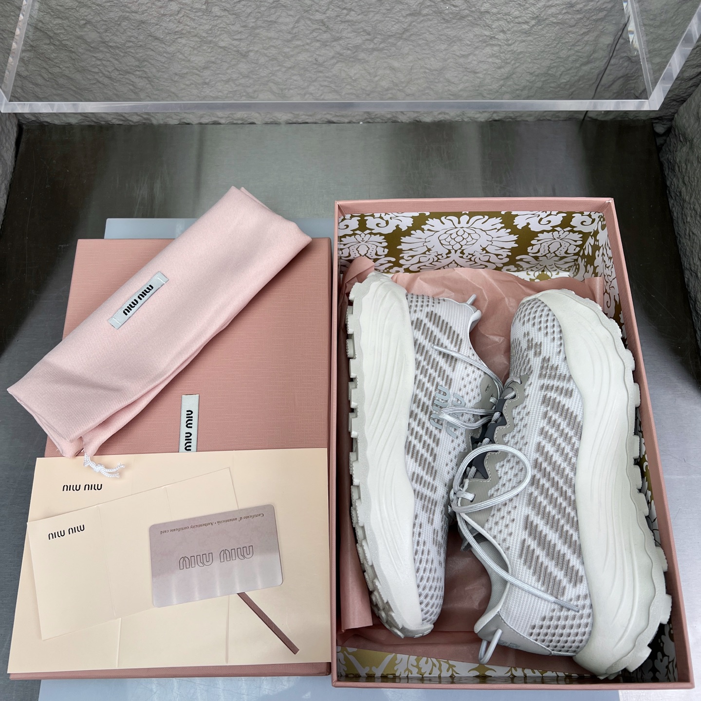 Miu Miu 2025 Chunky Sole Mesh Sneakers - Lightweight & Comfortable 3 i1752423353899 181 0 1
