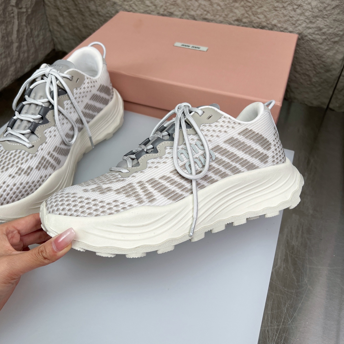 Miu Miu 2025 Chunky Sole Mesh Sneakers - Lightweight & Comfortable 5 i1752423355267 4424 0 3
