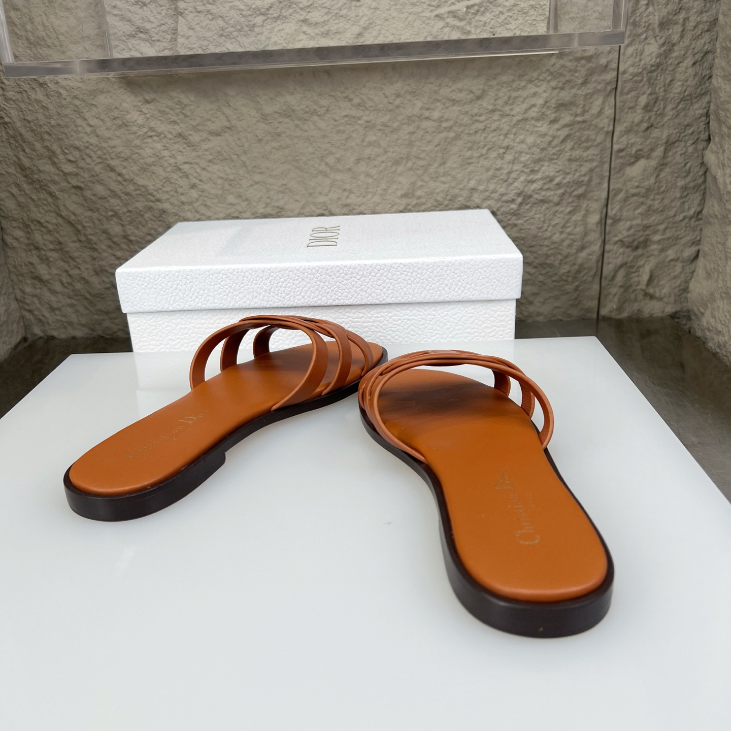 Dior D-Club Leather Sandals with CD Signature - Elegant & Comfortable 5 i1752686354459 3544 0 4