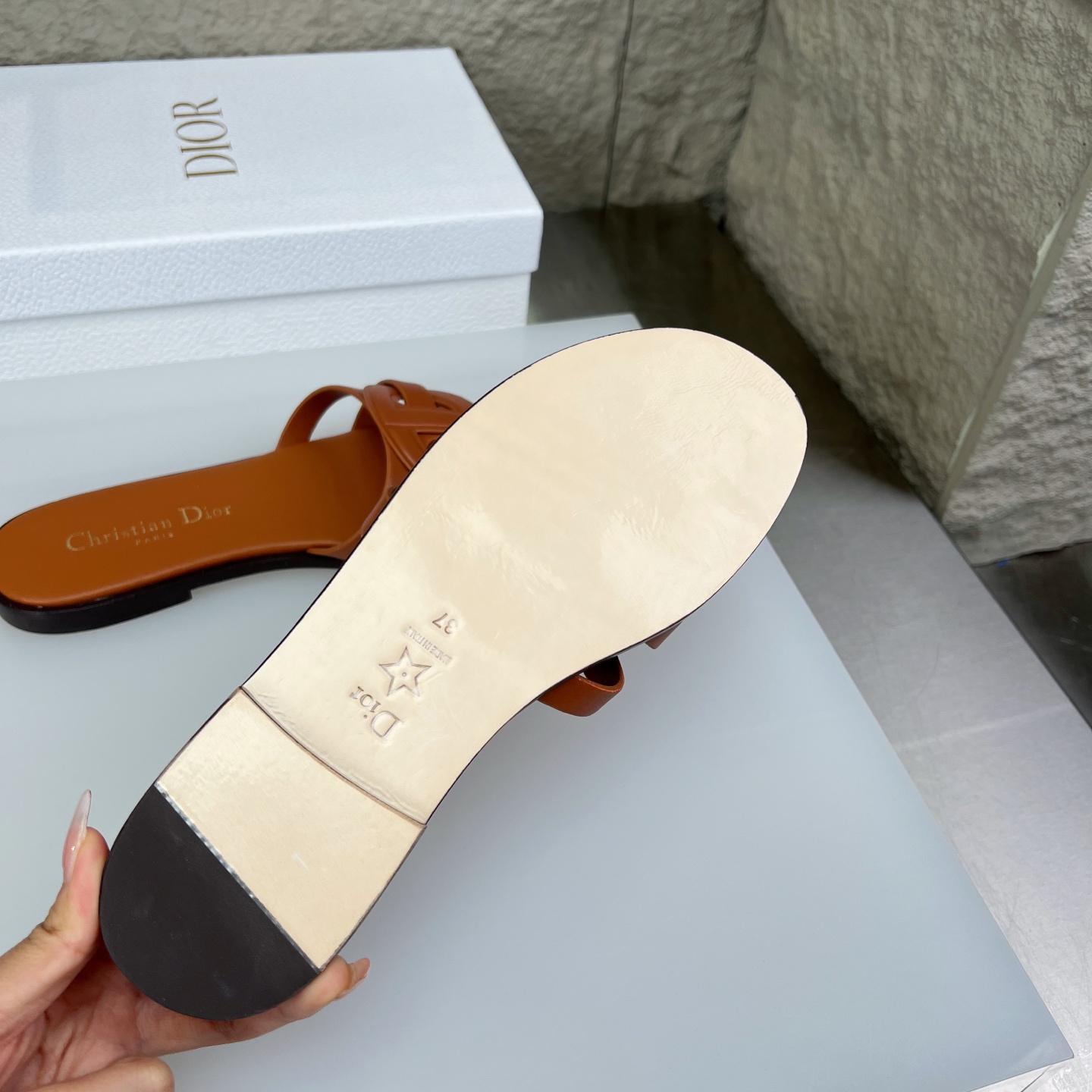Dior D-Club Leather Sandals with CD Signature - Elegant & Comfortable 6 i1752686354464 7207 0 5