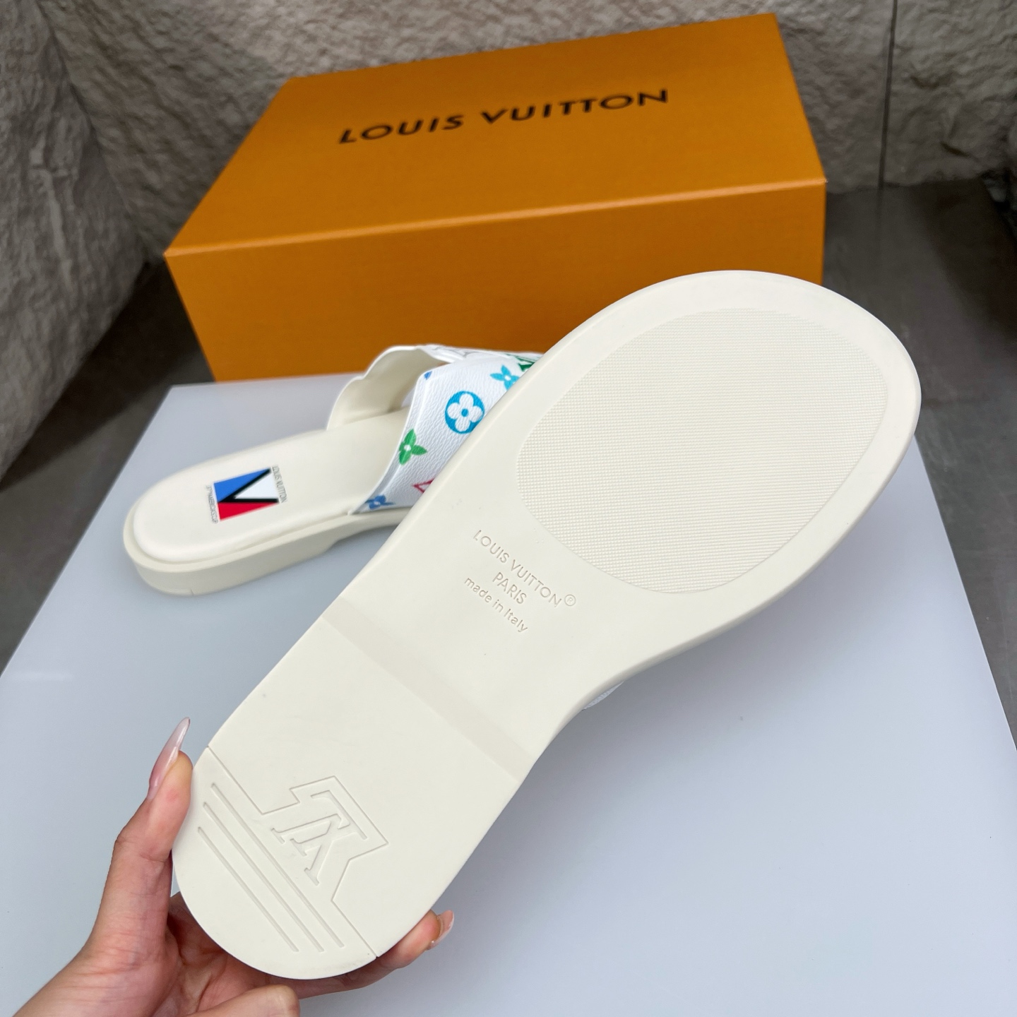 Louis Vuitton Oasis Multicolor Monogram Leather Sandals Slides Size 38-46 7 i1752686872197 7914 0 5