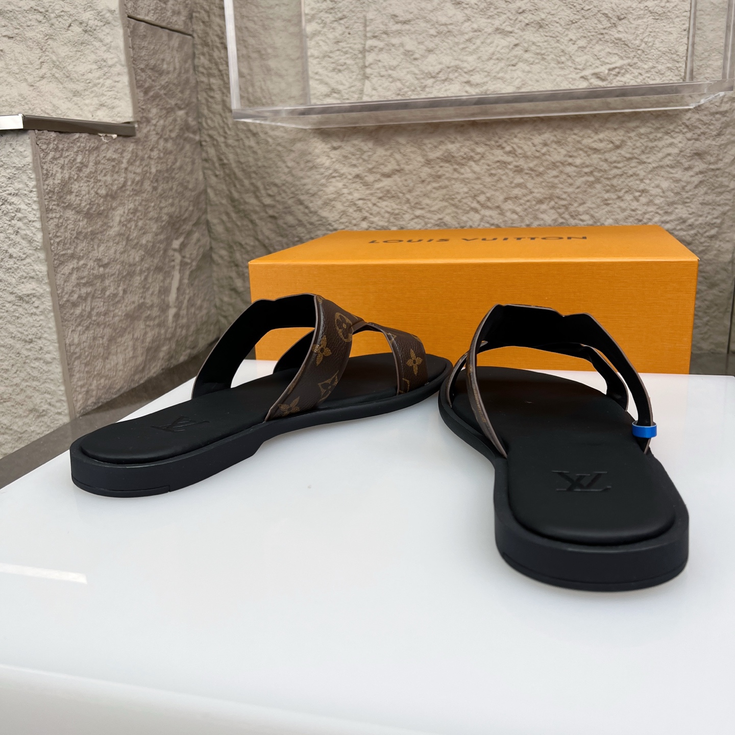 Louis Vuitton Oasis Leather Monogram Slides | Summer Sandals for Men 5 i1752768874941 6425 0 4