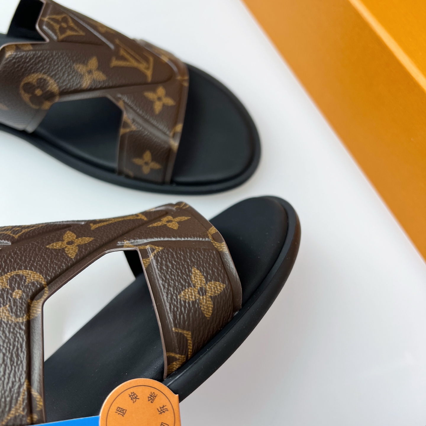 Louis Vuitton Oasis Leather Monogram Slides | Summer Sandals for Men 4 i1752768874950 1267 0 3