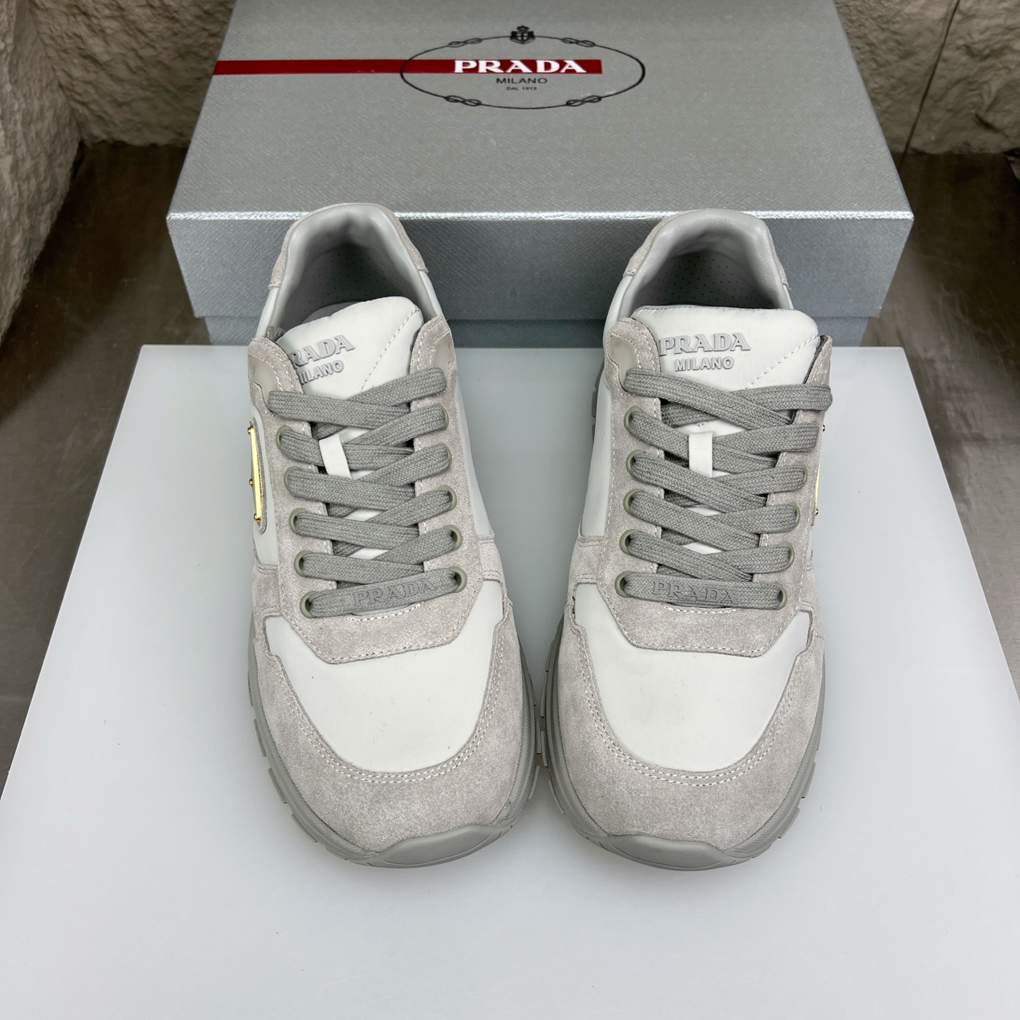 Prada Top Edition White Nappa Leather Casual Sneakers, Runners Shoes 4 i1752831120825 3963 0 2