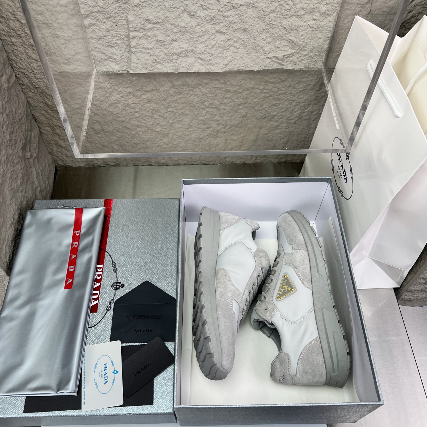 Prada Top Edition White Nappa Leather Casual Sneakers, Runners Shoes 3 i1752831120865 1703 0 1