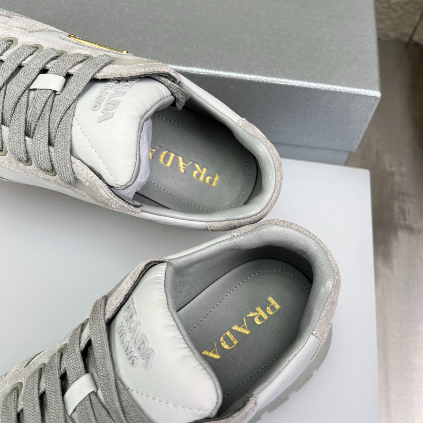 Prada Top Edition White Nappa Leather Casual Sneakers, Runners Shoes 8 i1752831122463 8780 0 6