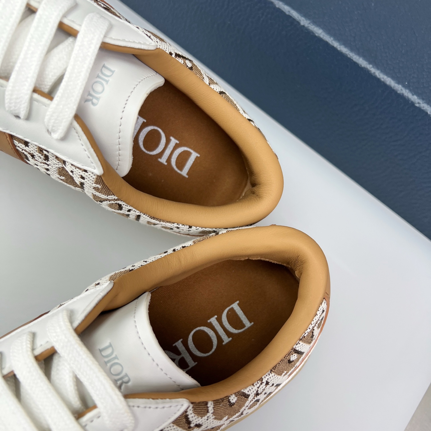 Dior B01 Sneakers White Leather Oblique Jacquard, Couple Style, Comfortable 7 i1752860997405 6227 0 6