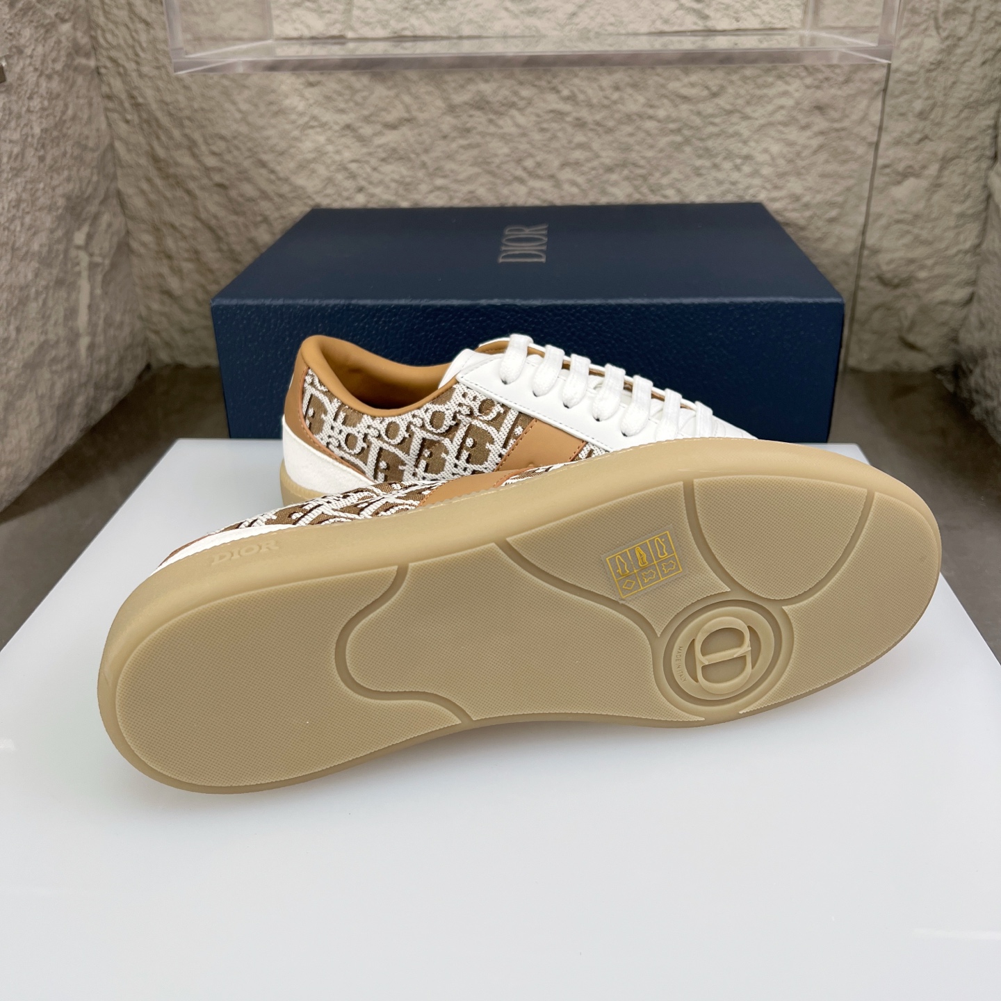Dior B01 Sneakers White Leather Oblique Jacquard, Couple Style, Comfortable 9 i1752860997452 2023 0 8