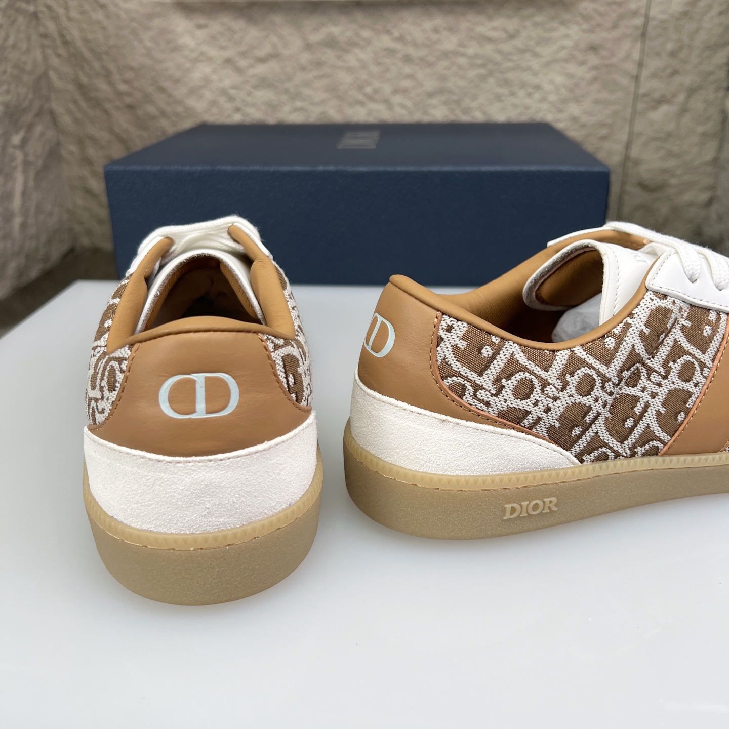 Dior B01 Sneakers White Leather Oblique Jacquard, Couple Style, Comfortable 8 i1752861000751 5859 0 7