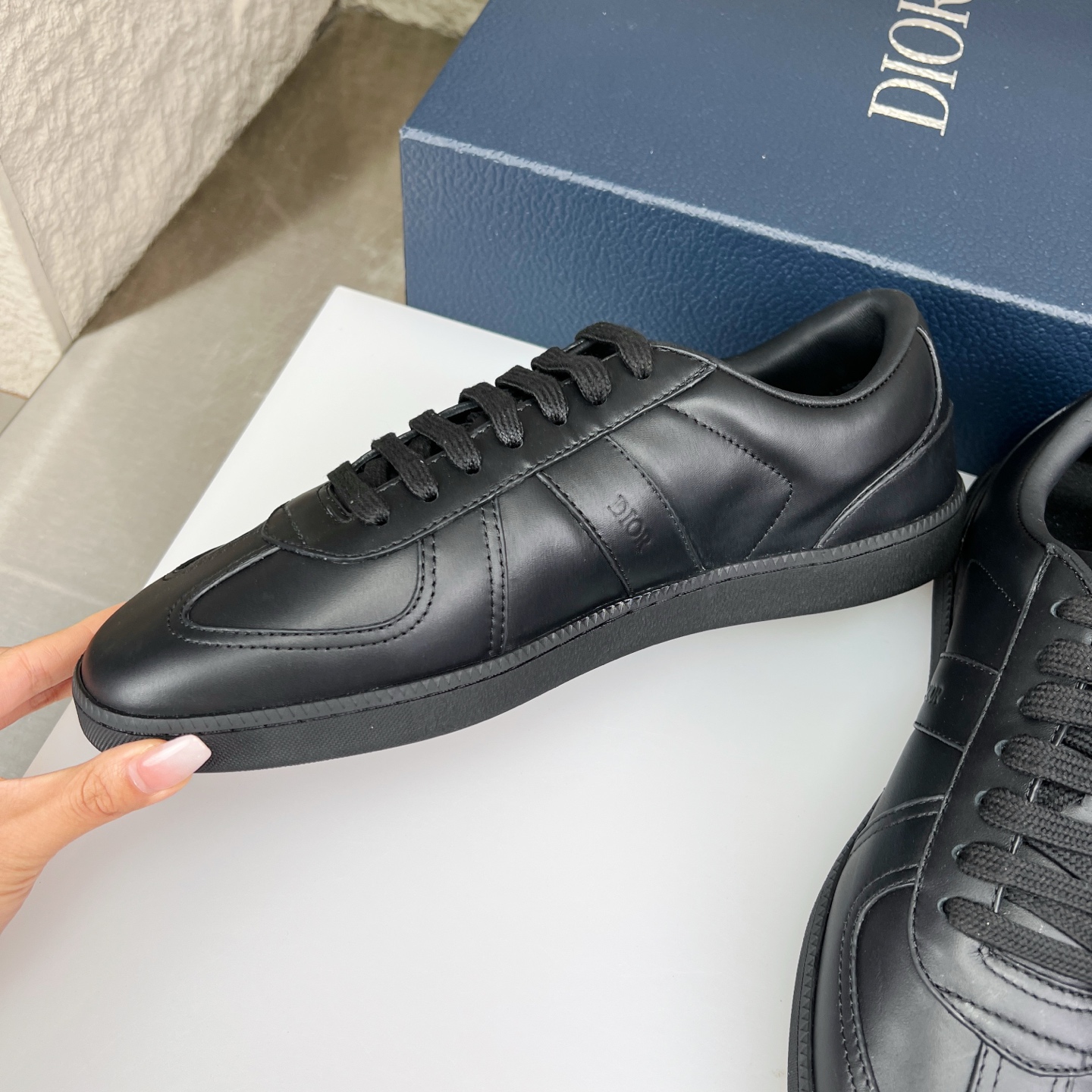 Dior B01 Black Leather Sneakers - Comfortable & Stylish Unisex Design 5 i1752861140468 2735 0 4