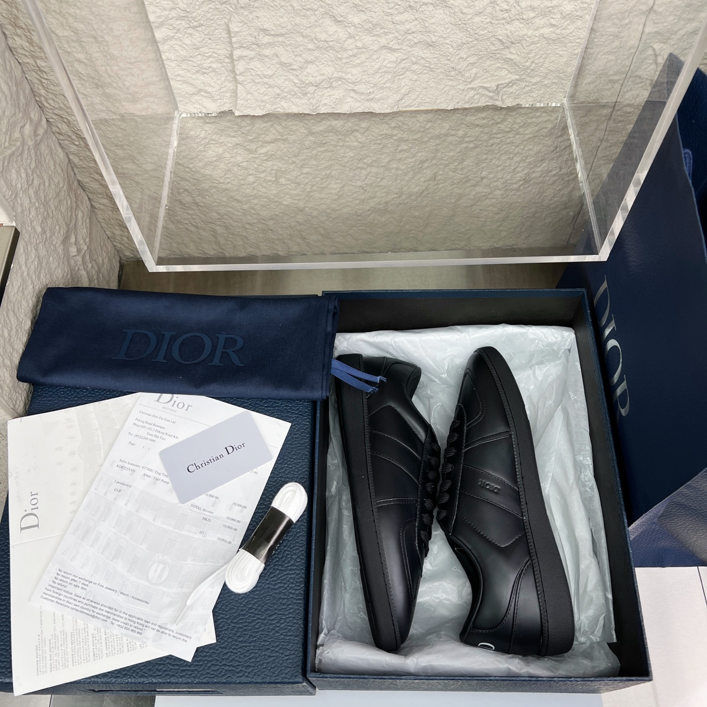 Dior B01 Black Leather Sneakers - Comfortable & Stylish Unisex Design 2 i1752861140500 6523 0 1