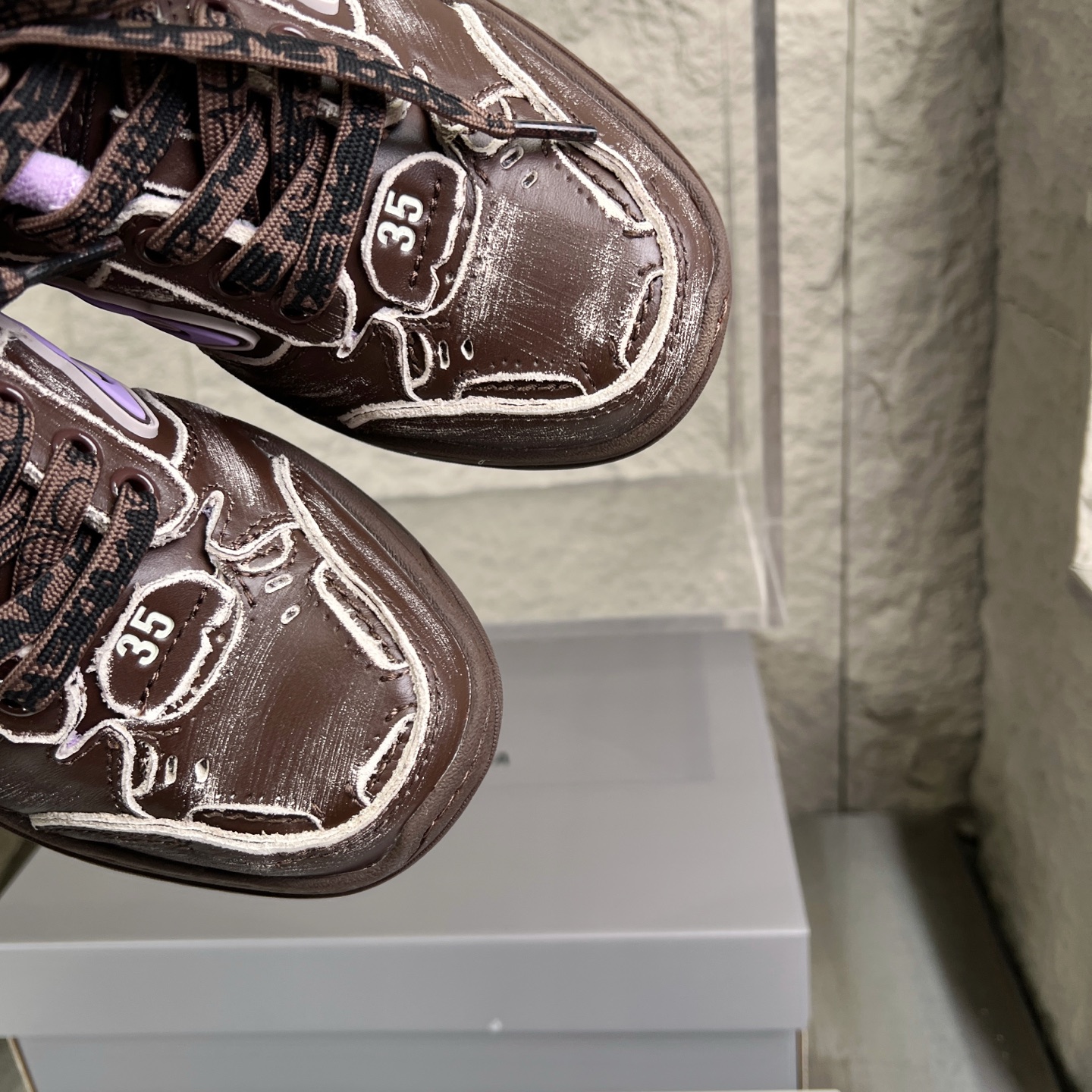 Balenciaga Hampton Sneakers - Distressed Leather, Retro Design, Limited Edition 7 i1753526621766 7845 0 5