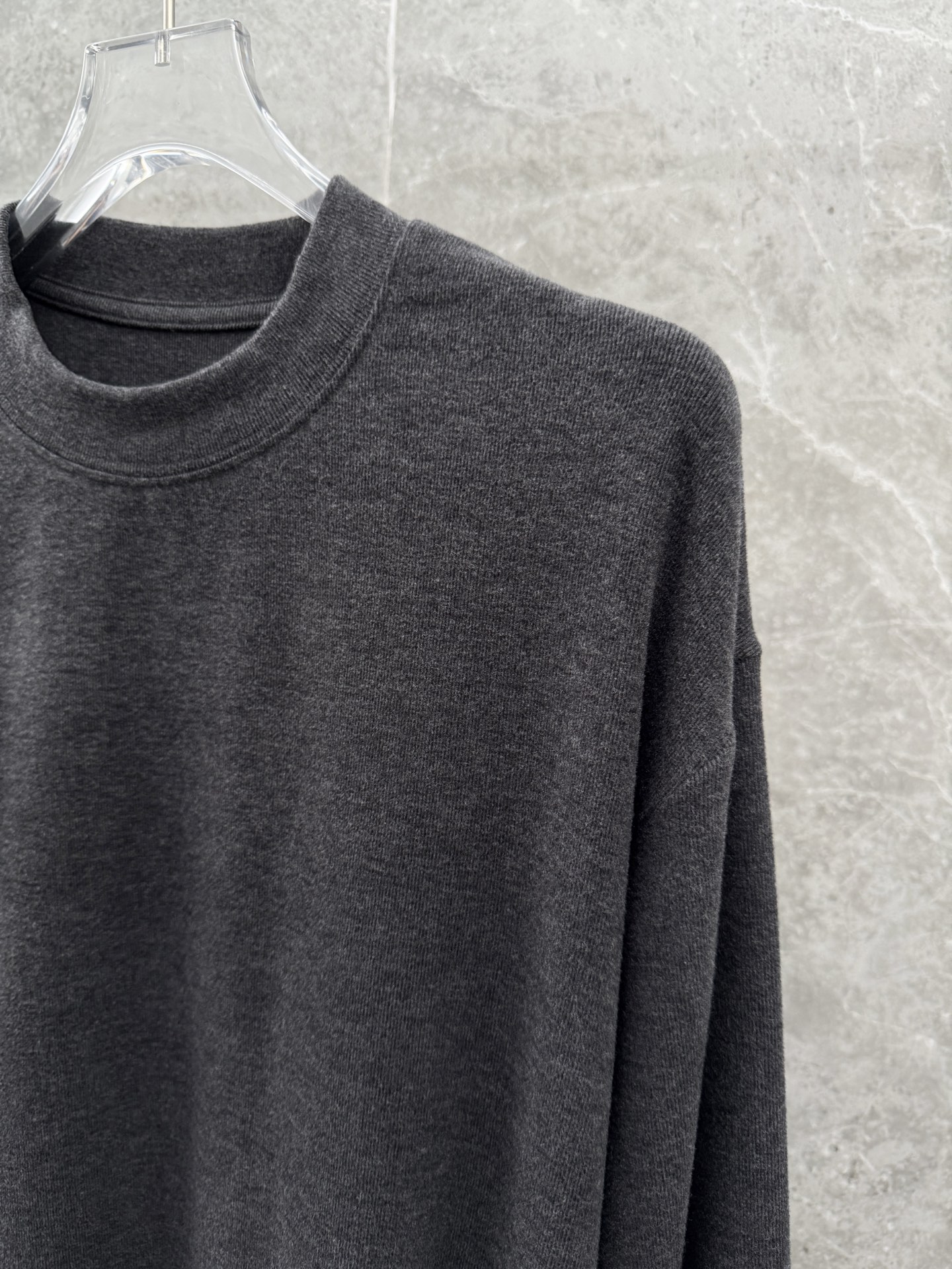 Jil Sander Men's Gray Cotton Long Sleeve Logo T-Shirt,S-XXL 8 i1758031065583 1631 0 3