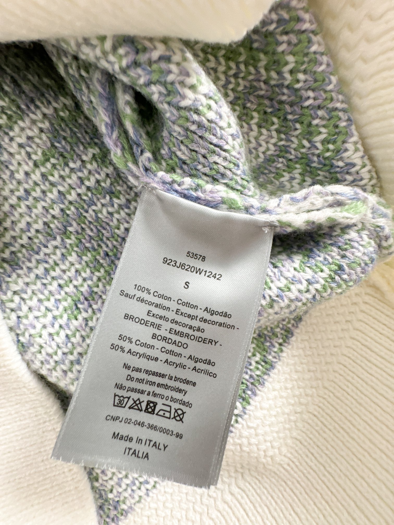 Dior 24FW Jacquard Wool Sweater Classic Fit Ribbed Trim Elegant Style 9 a1731088316085 2400