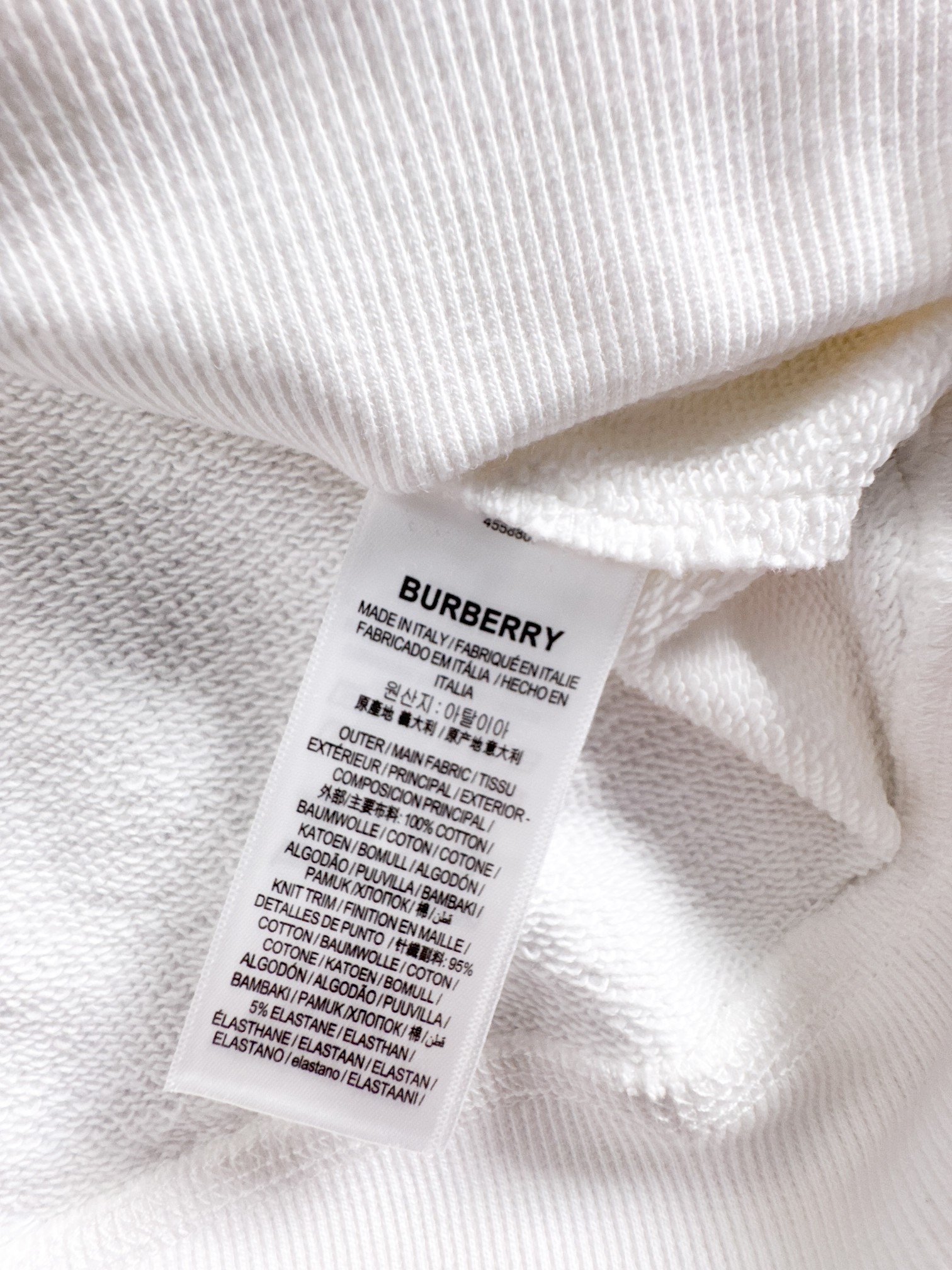 Burberry Women's White Floral Logo Embroidered Cotton Blend Sweatshirt 9 a1754316722683 2042