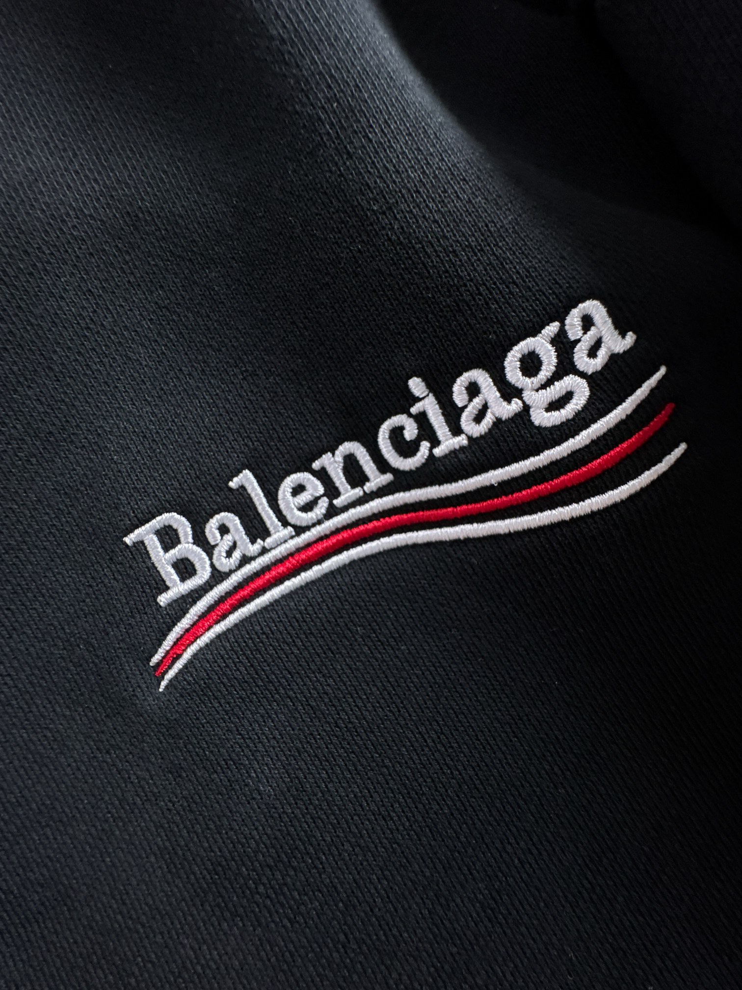 Balenciaga Black Cotton Blend Zip-Up Hoodie with Logo 5 a1755510134030 0245