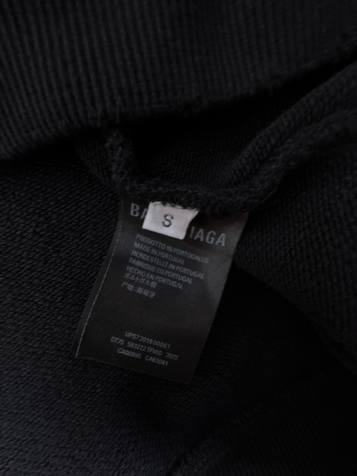 Balenciaga Black Cotton Blend Zip-Up Hoodie with Logo 9 a1755510137029 6113