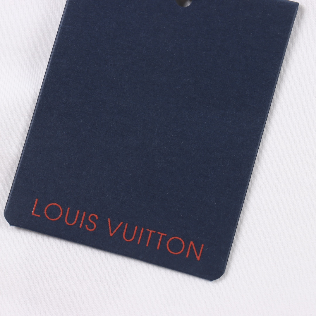 Louis Vuitton/LV路易威登24ss 十字绣花字母刺绣短袖短袖T恤