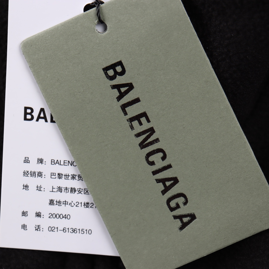 Balenciaga/巴黎世家 BLCG 可乐刺绣摇粒绒棉服外套