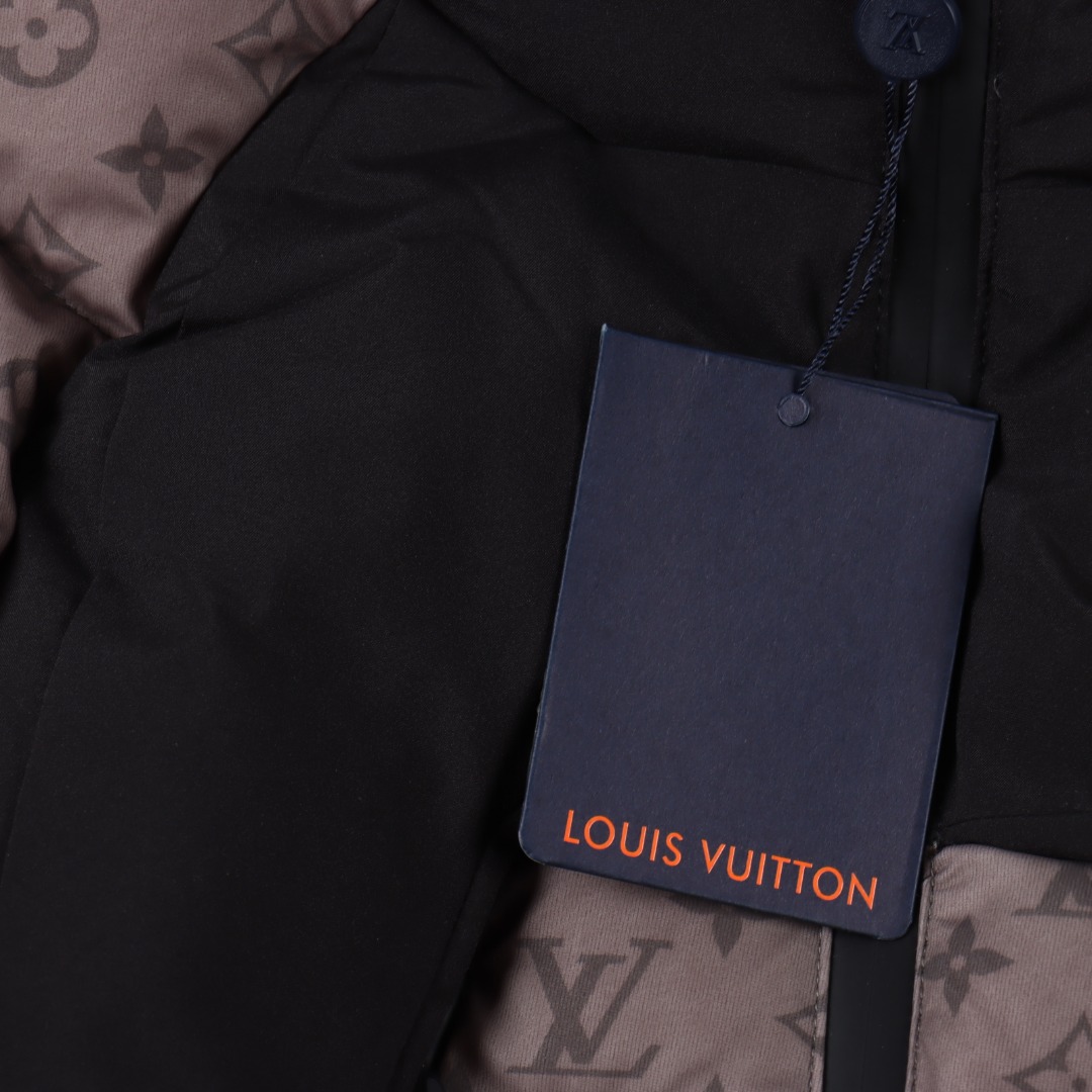 Louis Vuitton路易威登 限定款老花温感连帽羽绒服
