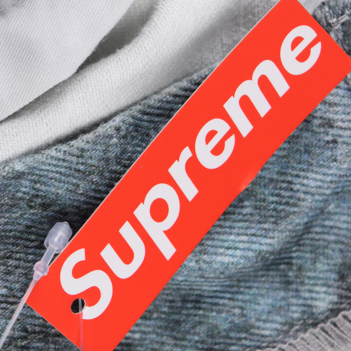 Supreme X HJR Trompe L'oeil Hooded Work Jacket 艺术家联名错视涂鸦印花牛仔裤