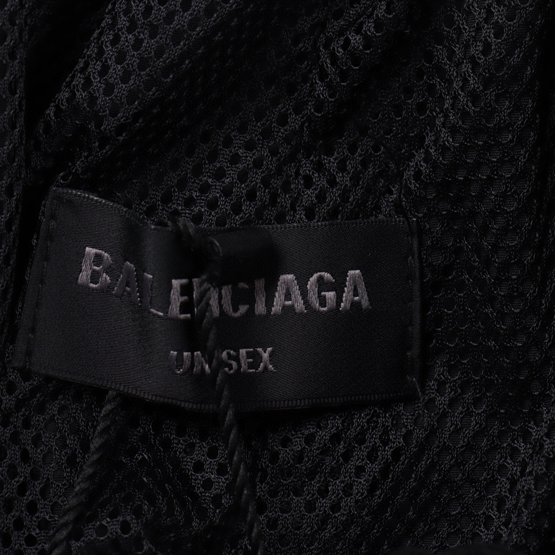 Balenciaga巴黎世家 BLCG 镂空字母刺绣运动套装长裤